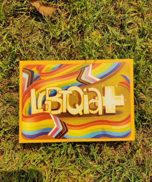 LGBTQIA+ Postcard